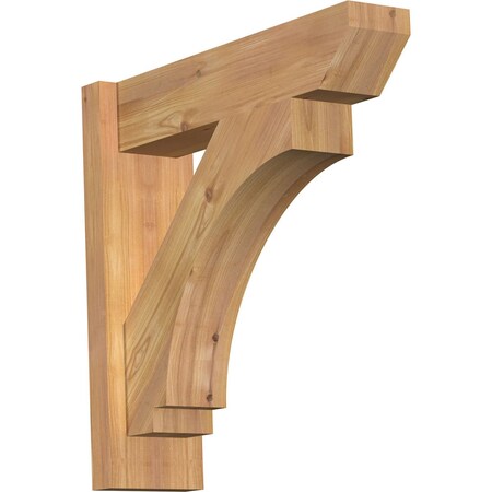 Ekena Millwork Imperial Slat Smooth Outlooker, Western Red Cedar, 5 1/2"W x 20"D x 20"H OUT06X20X20IMP06SWR